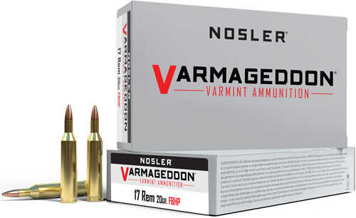 Nosler VARMAGEDDON 17 Rem 20Gr HPFB 20Rd 20Bx/Cs