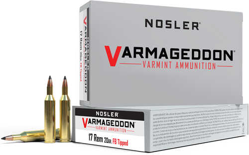 Nosler VARMAGEDDON 17 Rem 20Gr FBT 20Rd 20Bx/Cs