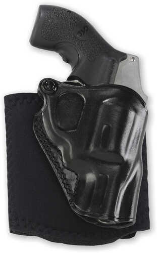 Galco Ankle Glove Holster Black RH Fits Charter Arms Undercover 2" S&W J FR 36 60 1/8" 357 38 and more