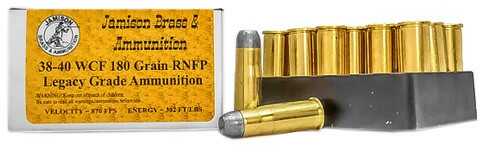 38-40 Win 180 Grain Lead 20 Rounds Jamison Ammunition Winchester