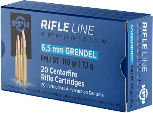 PPU 6.5 GRENDAL 110GR FMJBT 20BX