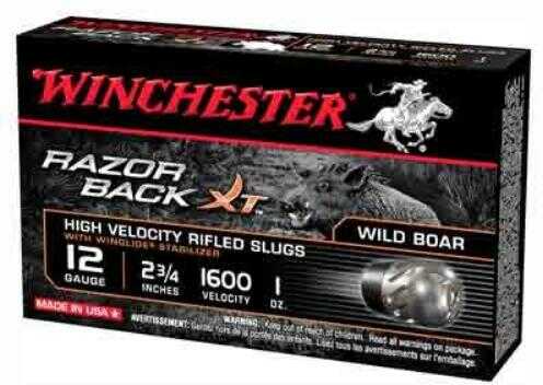 12 Gauge 2-3/4" Sabot Slug oz 5 Rounds Winchester Shotgun Ammunition