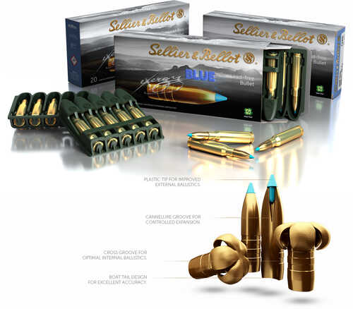 308 Win 165 Grain Copper 20 Rounds Sellier & Bellot Ammunition 308 Winchester