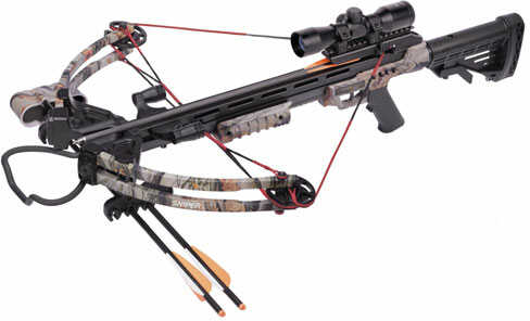 Centerpoint Crossbow Kit Sniper 370fps Camo