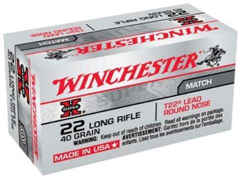 22 Long Rifle 40 Grain Lead 50 Rounds Winchester Ammunition