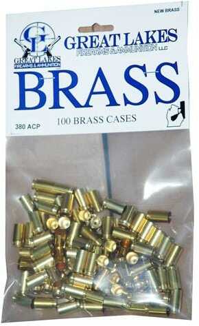 Great LAKES Brass .380 ACP New 100CT