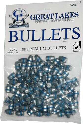 Great LAKES Bullets .40/10MM .401 180Gr. Lead-TCFP 100CT