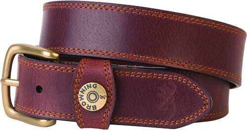 Browning Leather Belt 36" W/Shotshell Head On Loop