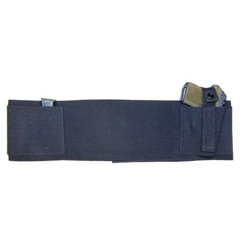 PSP Belly Band Concealment Elastic/Velcro Large 36-44" Black BellyBandL