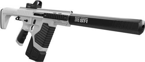 CROSMAN St1 W/Red Dot Sight Co2 Air Rifle 480Fps Black/WHT