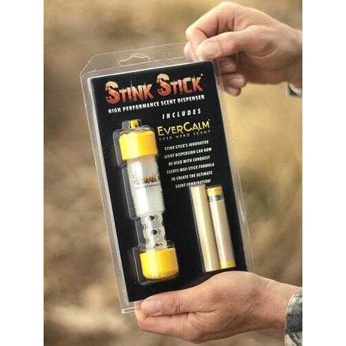 Conquest Scents Deer Lure/SS Dispenser Combo Ever Calm Tube