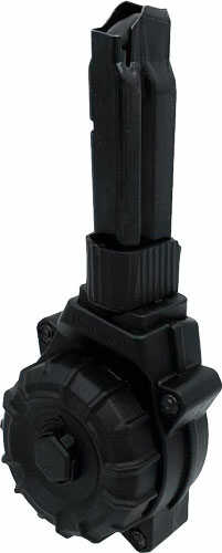 Pro Mag Magazine S&W Shield Plus 9MM 30Rd Drum Black Poly