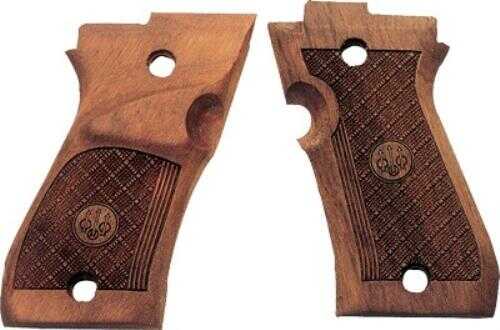 Beretta 87 Target Grips Wood Left Handed Walnut Checkered
