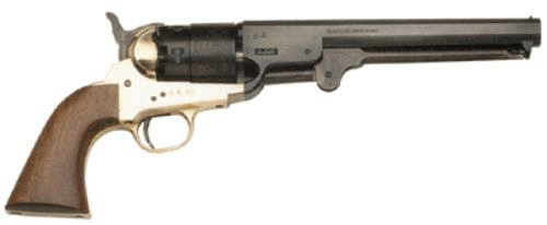 Traditions 1851 Navy .36 Cal. Revolver 7.5" Brass Frame