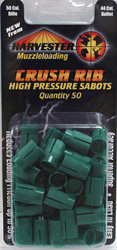 Harvester Sabot Only 50 Caliber For 44 Bullets 50Pk CRUSHED Rib