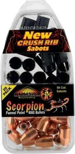 Harvester Scorpion 50 Cal. 240 Grains .451 Funnel Point 20Pk