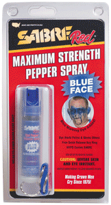 Sabre Red USA Pepper SPARY W/ Blue Dye Hard Case Unit .69 Oz