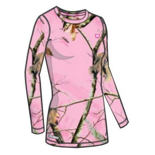 Medalist WOMENS Performance Crew long sleeve Level-2 Pink Camo Large