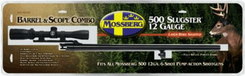 Mossberg Barrel & Scope 500 12 Gauge 24" Trophy W/3-9 Blued