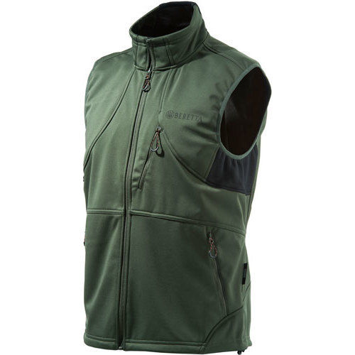 Beretta MEN'S Soft Shell Fleece Vest Medium Green