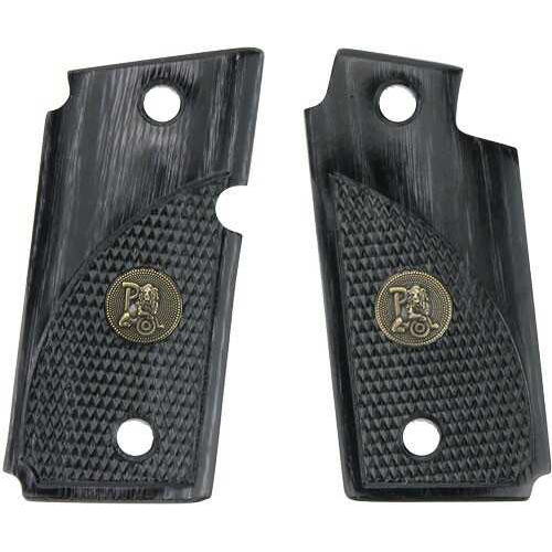 Pachmayr Laminated Wood Grips Sig P238 Black/Gray Checkered