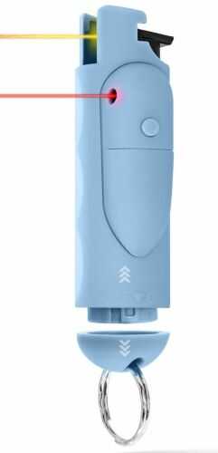 Guard Dog ACCUFIRE2 Pepper SPR W/ Laser Sight & KEYCHAIN Blue