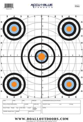 Do-All Accu Blue Precision Paper Target 12"X18" 10Pk