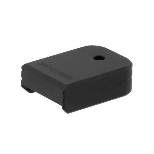 UTG Pro +0 for Glock Small Frame Base Pad Matte Black Aluminum
