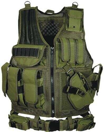 UTG Tactical Vest V547 OD Grn Law Enforcement
