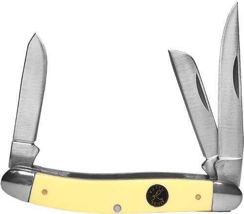 ABKT Roper Pecos Stockman 2.5" Liner Lock Cream Handles