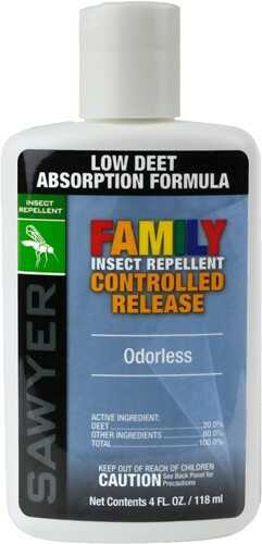 Sawyer INSECT Repellent Family CONTROLED Release 4Oz Lotion