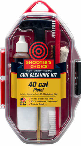Shooters Choice 40 Cal Pistol Cleaning Kit