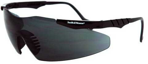 Smith & Wesson Performance 12-Pack Shoot Glasses Black Frame Smoke Lens