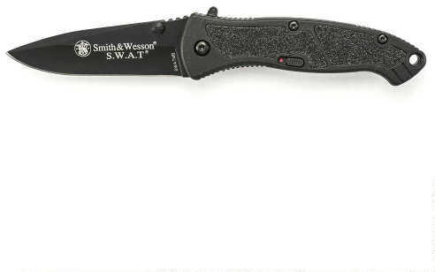 Schrade SWATMBCP Smith & Wesson S.W.A.T. 3.20" Folding Black 4034 Stainless Steel Blade Aluminum Handle