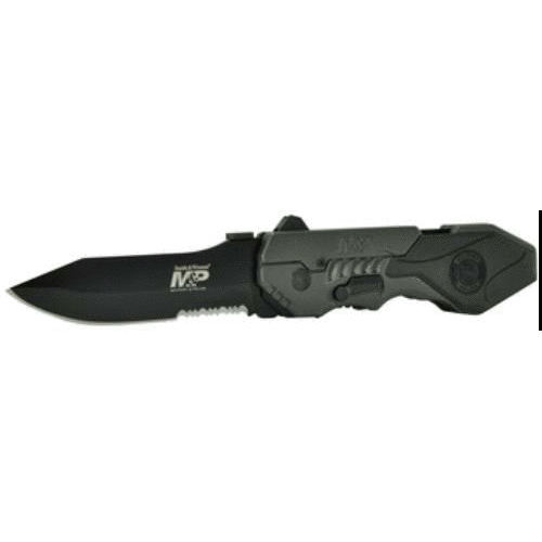 S&W Knife M&P 2Nd Gen Spring Assist 3.6" Drop PNT-img-0
