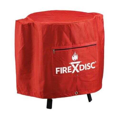 The 24" Fireman Red Cover for FireDisc Cooker is handmade from 1680D oxford PVC heavy duty weatherproof material. It has a 22” Cover diameter and is custom to fit over the FireDisc handles. It is just...