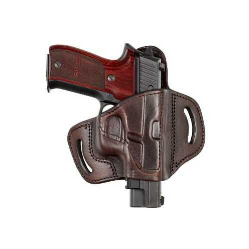 TAGUA Tx 1836 Fort Belt HOLSTR Most Double STK Compact RH Brn