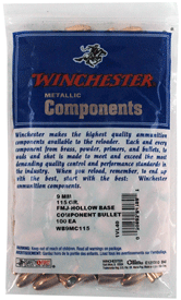 Winchester Bullets 9MM .355 115Gr. FMJ-HB 100-Count