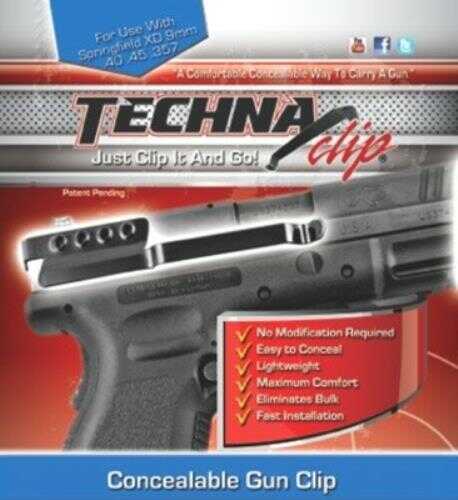 TECHNA Clip Handgun Retention Springfield XD Right Side