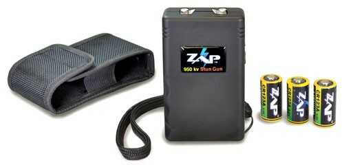 PSP Zap Stun Gun Black 950,000 Red Led On/Off Indicator