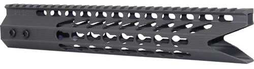 GUNTEC Ultra Slim Handguard 10" Shark Mouth KEYMOD Black