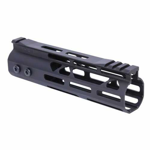 Guntec USA 7" Mod Lite Skeletonized Series M-LOK Free Floating Handguard With Monolithic Top Rail