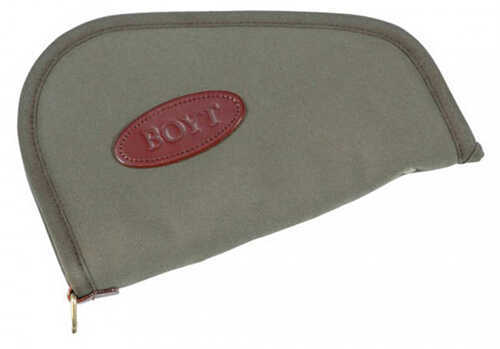 Signature Series Heart-Shaped Handgun Case Olive Drab - 9.5" X 5.5" Strong Durable Heavy-Duty 22 Oz. Canvas With