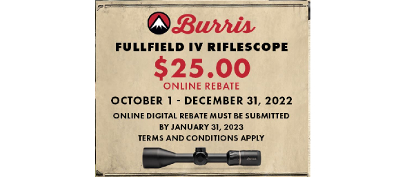 Image for news headline - Burris Fullfield IV Riflescope $25 Online Rebate