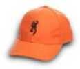 Browning Cap Youth Safety Orange with 3-D Buck Mark Logo Adjustable
