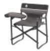 Coleman Aluminum Deck Chair W/ Swivel Table Grey/Black