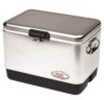 Coleman 54 Qrt Steel Belted Cooler Stainless 6155B707