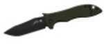 Kershaw Emerson CQC Folding Knife 8Cr13MOV/Black Oxide Coating Plain Drop Point Wave/Dual Thumb Disc/Pocket Clip 3" G-10