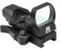 NCStar Red Dot 1X 24X34mm Illuminated Red 4 Pattern Black Quick Release Mount