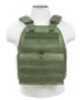 NCSTAR Plate Carrier Vest Nylon Green Size Medium-2XL Fully Adjustable PALS/ MOLLE Webbing Compatible with 10" x 12" Har